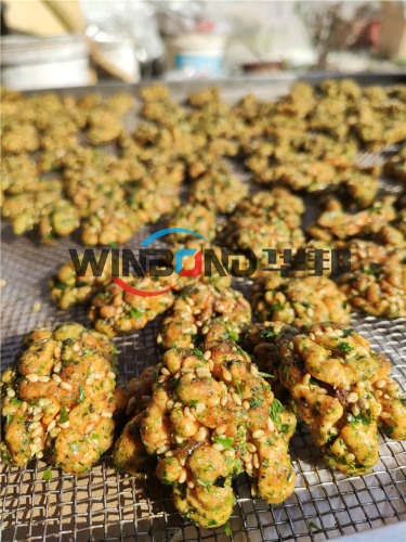 新品海苔味琥珀核桃仁炒鍋 可定制 風(fēng)味核桃仁加工設(shè)備